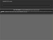 Tablet Screenshot of mobi123.com